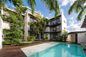 Cozy Studio in La Veleta Tulum with Gym and Pool